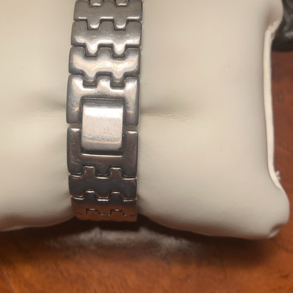 Anne Klein Silver-Tone Rectangular Watch - Picture 2 of 2
